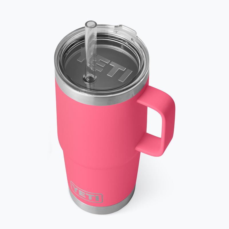 Thermal mug YETI Rambler Straw 739 ml tropical pink 3
