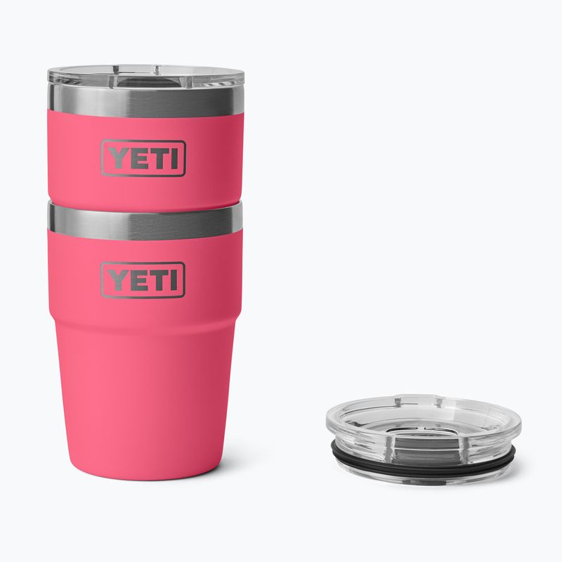 Thermos bottle YETI Rambler Stackable 473 ml tropical pink 4