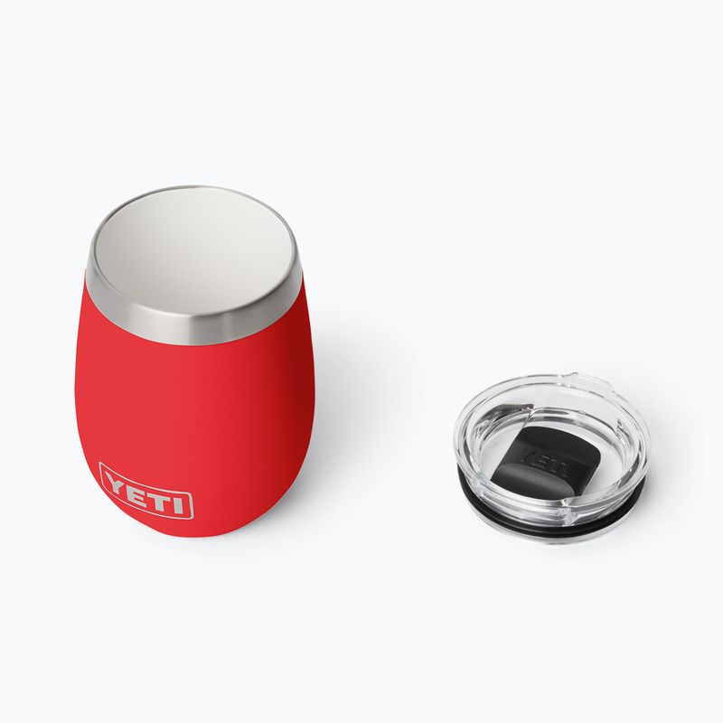 Thermal mug YETI Rambler Wine Tumbler 295 ml rescue red 4