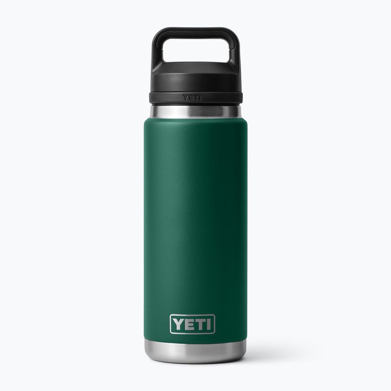 Thermos bottle YETI Rambler Chug 760 ml black forest green