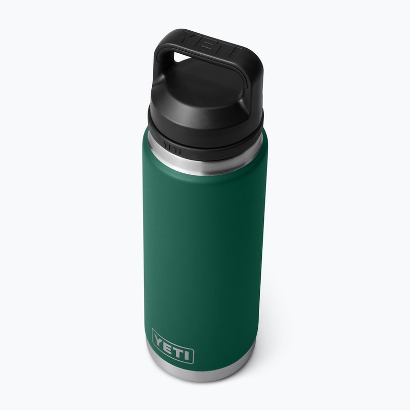 Thermos bottle YETI Rambler Chug 760 ml black forest green 3