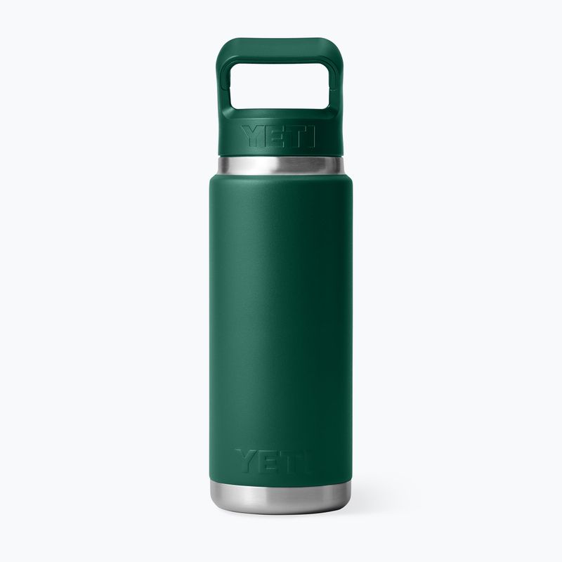 Thermal bottle YETI Rambler Straw 769 ml black forest green 2