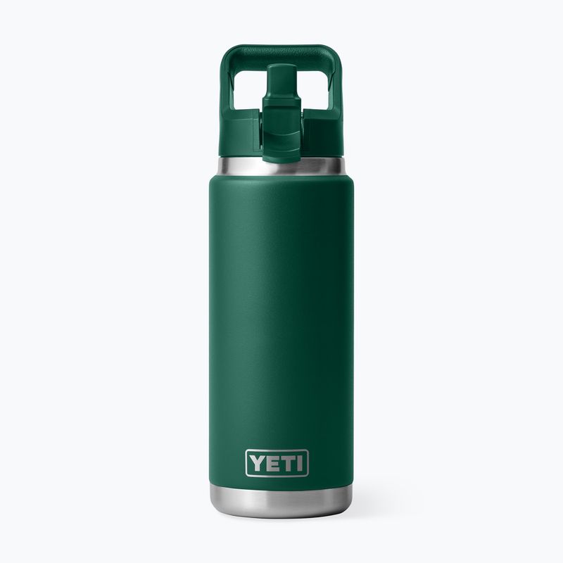 Thermal bottle YETI Rambler Straw 769 ml black forest green 3