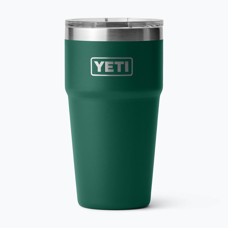 Thermos bottle YETI Rambler Stackable 591 ml black forest green