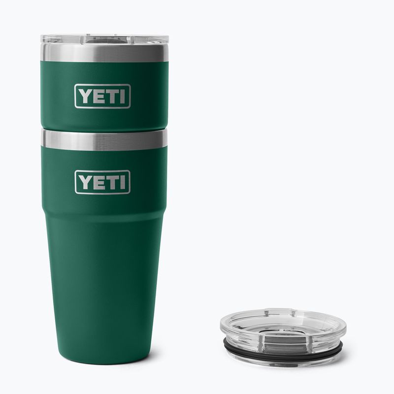 Thermos bottle YETI Rambler Stackable 591 ml black forest green 4