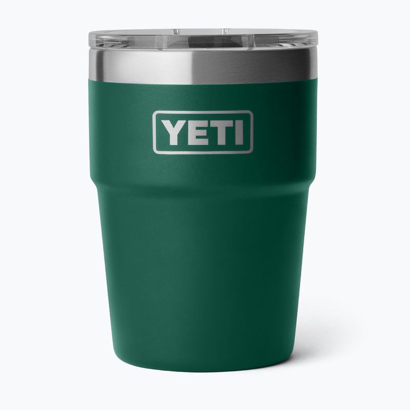 Thermos bottle YETI Rambler Stackable 473 ml black forest green