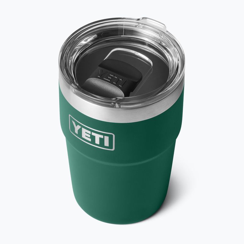 Thermos bottle YETI Rambler Stackable 473 ml black forest green 3