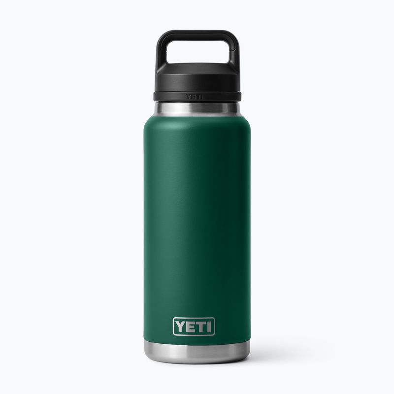 Thermal bottle YETI Rambler Chug 1064 ml black forest green
