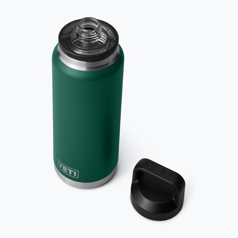 Thermal bottle YETI Rambler Chug 1064 ml black forest green 4