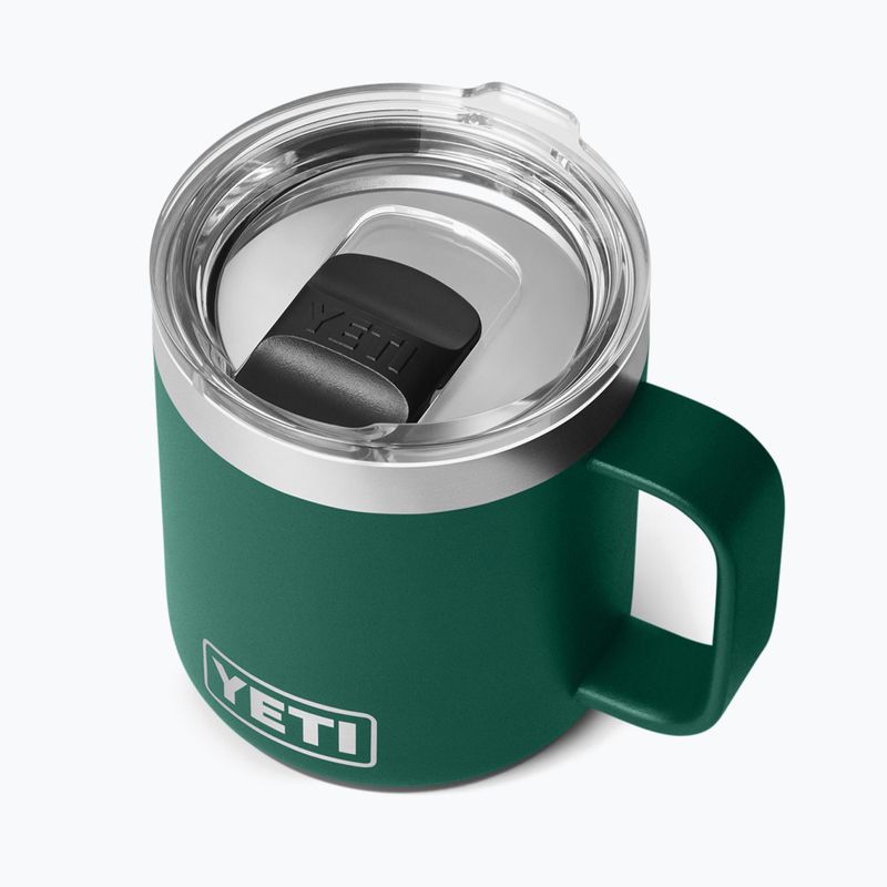 Thermal mug YETI Rambler CL 295 ml black forest green 3