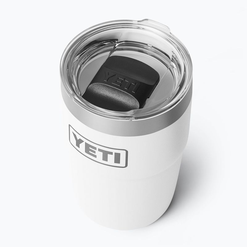 Thermos bottle YETI Rambler Stackable 237 ml white 3