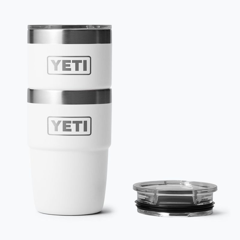 Thermos bottle YETI Rambler Stackable 237 ml white 4