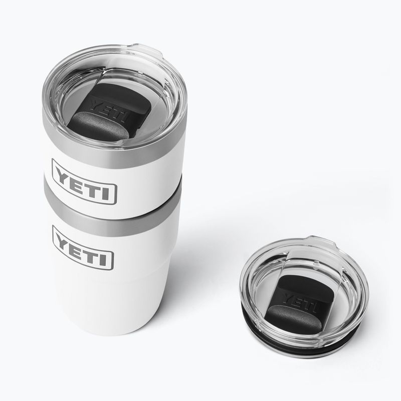 Thermos bottle YETI Rambler Stackable 237 ml white 5