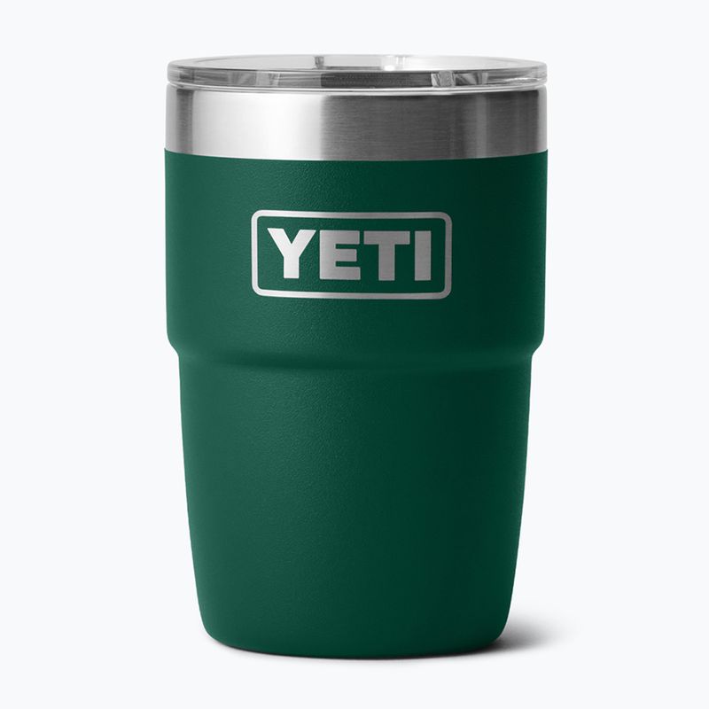 Thermos bottle YETI Rambler Stackable 237 ml black forest green