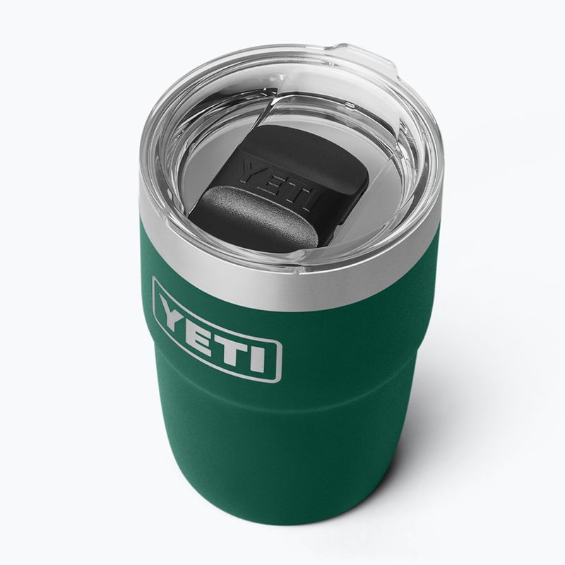 Thermos bottle YETI Rambler Stackable 237 ml black forest green 3