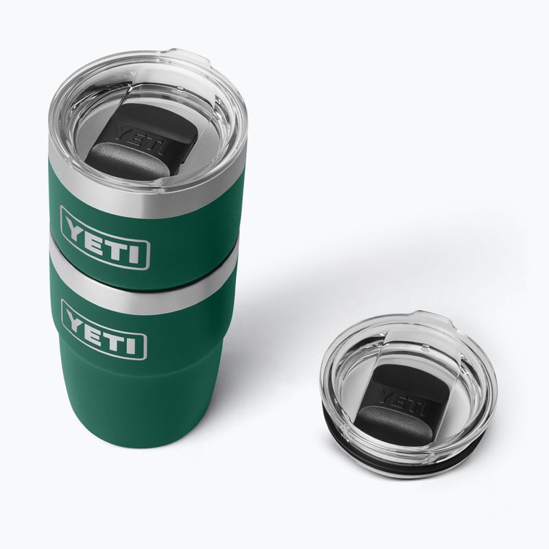 Thermos bottle YETI Rambler Stackable 237 ml black forest green 5