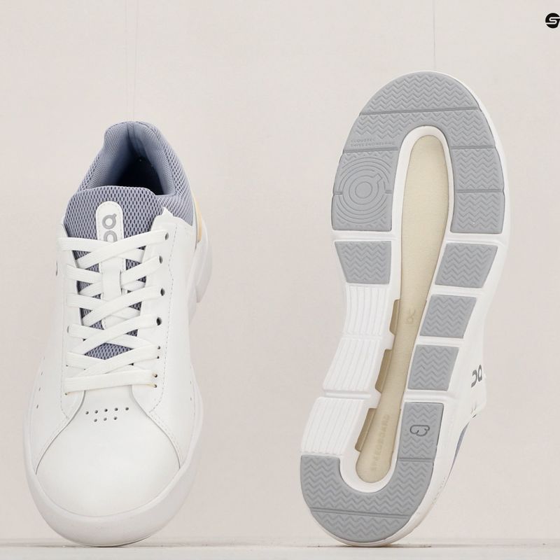 Women's On The Roger Advantage white/teeuest shoes 8