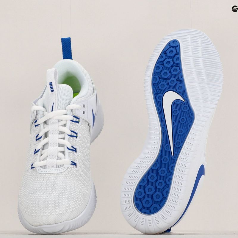 Women's volleyball shoes Nike Air Zoom Hyperace 2 white/game royal 9