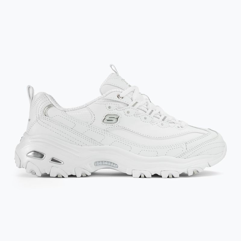 SKECHERS D'Lites Fresh Start women's shoes white/white 2