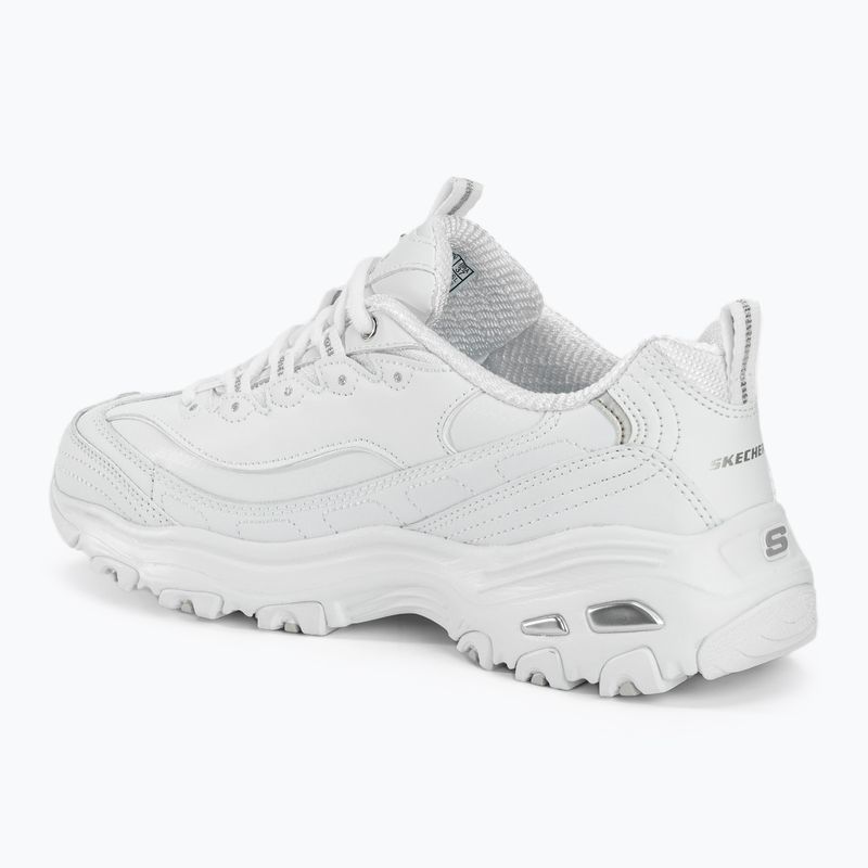 SKECHERS D'Lites Fresh Start women's shoes white/white 3