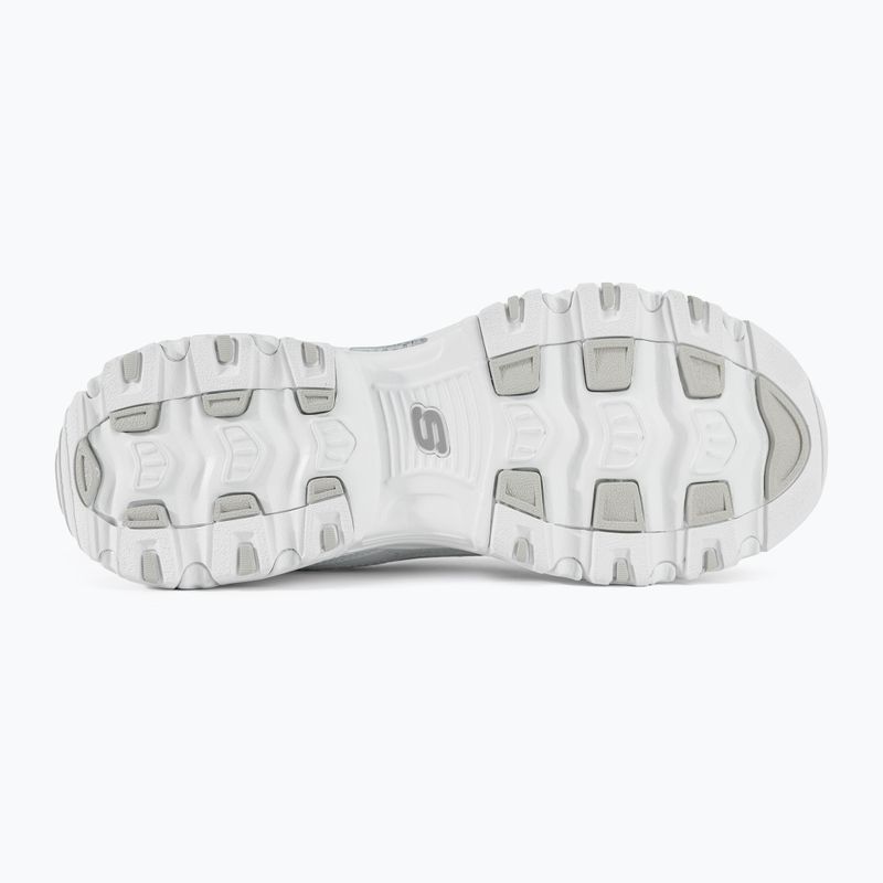 SKECHERS D'Lites Fresh Start women's shoes white/white 4