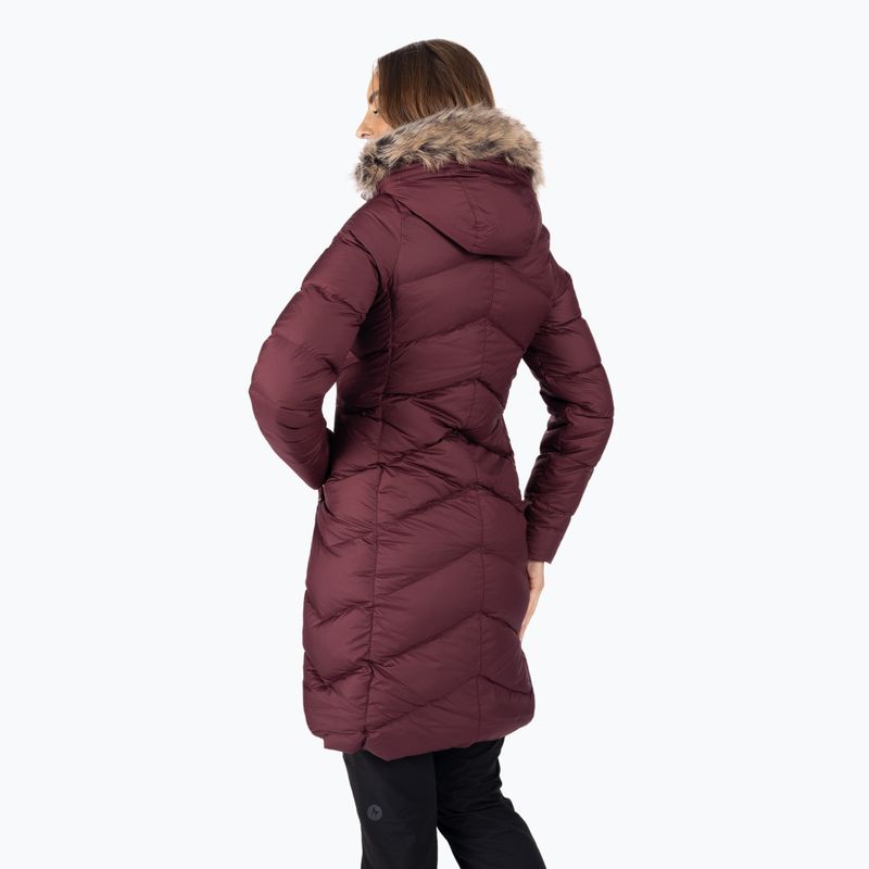 Marmot women's down jacket Montreaux Coat maroon 78090 3