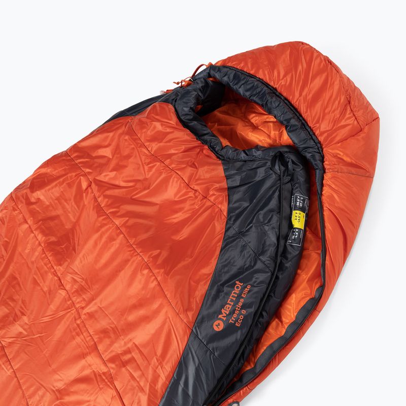 Marmot Trestles Elite Eco men's sleeping bag orange 396309454 5