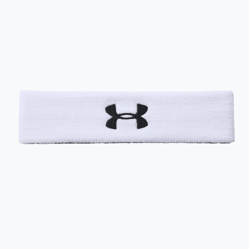 Men's Under Armour Performance Headband 100 white and black 1276990