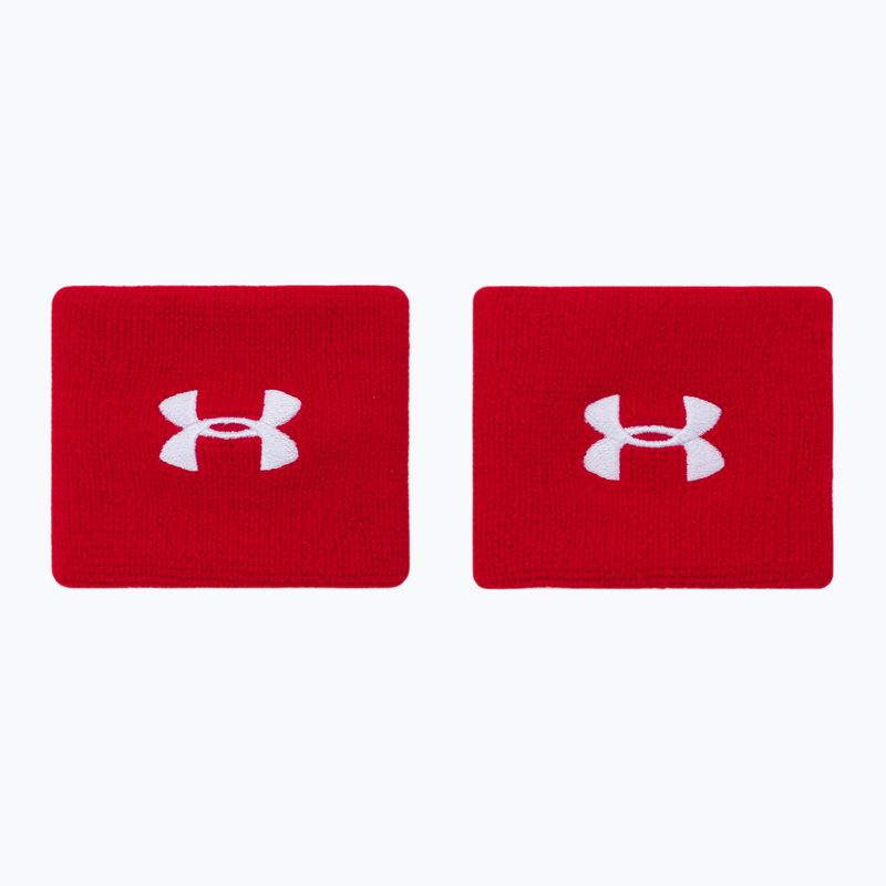 Under Armour Ua Performance Wristbands 3" 2 pcs red 1276991-600 2