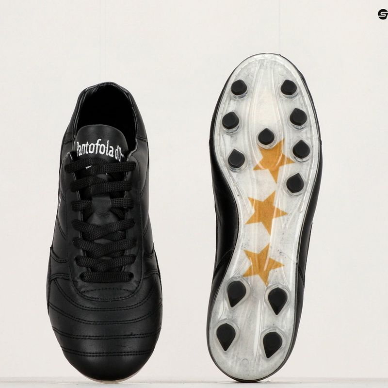 Men's Pantofola d'Oro Alloro nero football boots 11