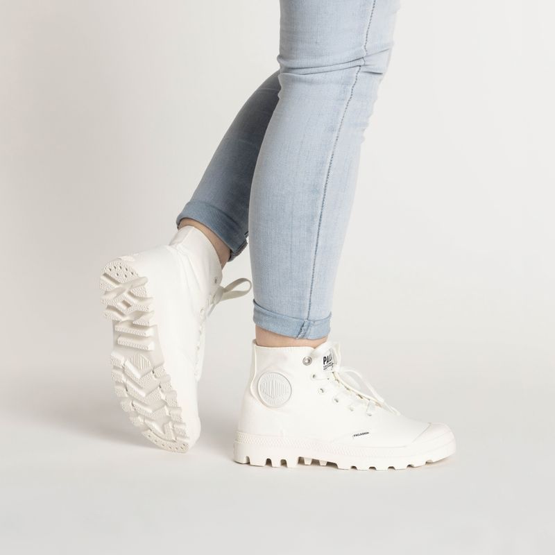 Palladium Mono Chrome star white shoes 2