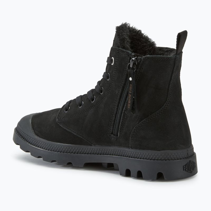 Palladium men's shoes Pampa HI ZIP WL black 3