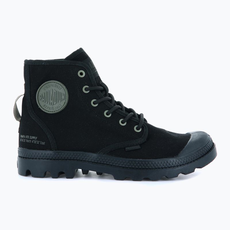 Palladium Pampa HI HTG Supply black/black shoes 8