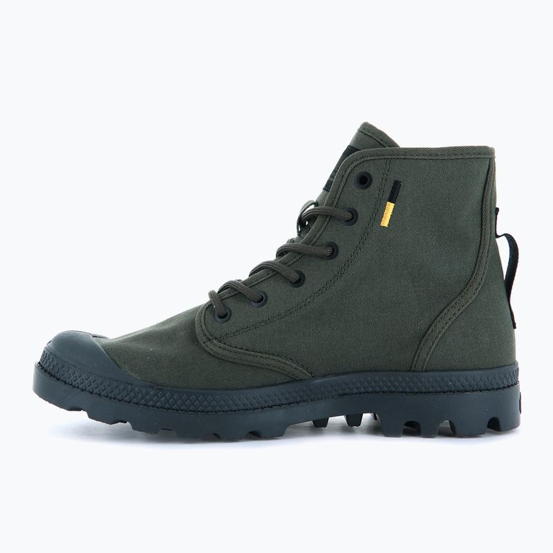 Palladium Pampa HI HTG Supply olive night shoes 9