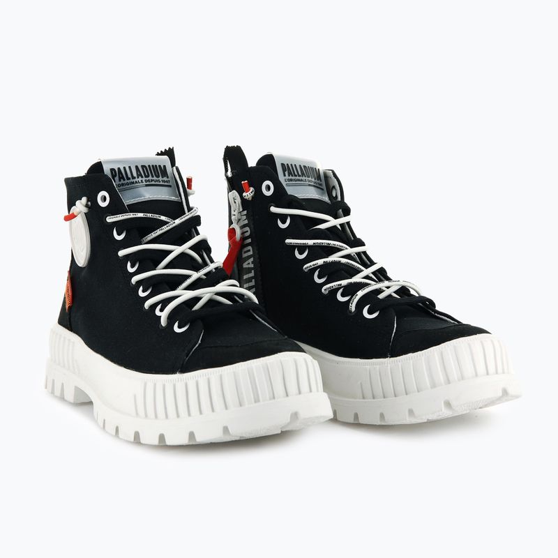 Women's Palladium Pallashock Back ZIP black shoes 7