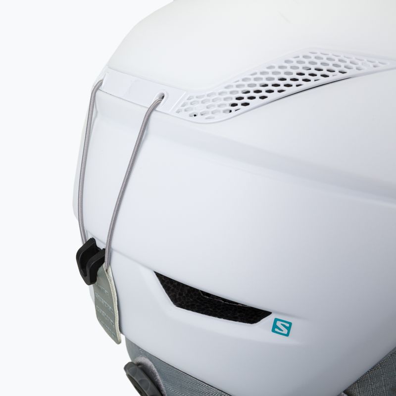 Women's ski helmet Salomon Icon M white L40837400 7