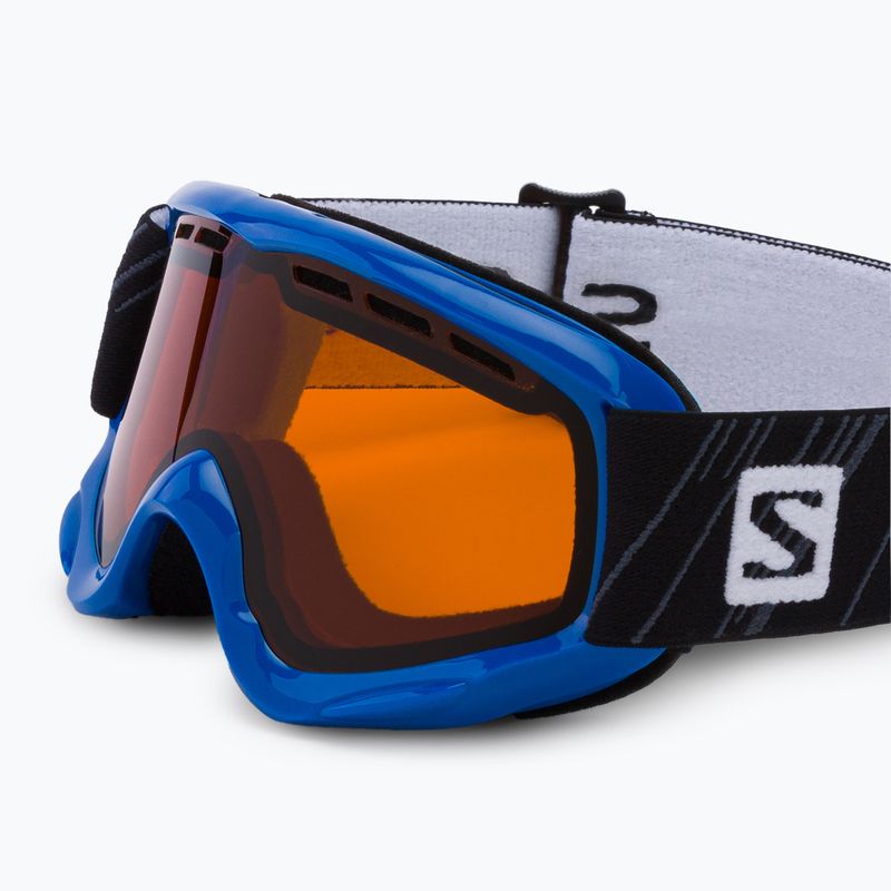 Salomon Juke Access blue/standard tonic orange children's ski goggles L40848200 5