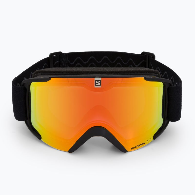 Salomon Xview Photo ski goggles black/aw red L40844100 2