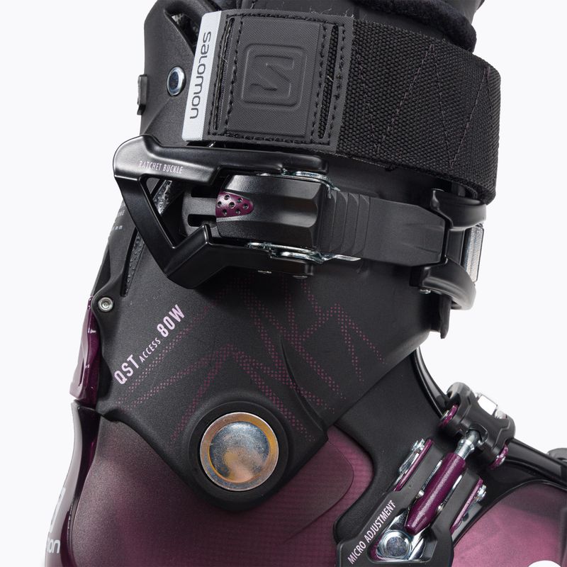 Women's ski boots Salomon QST Access 80 W black L40851800 6
