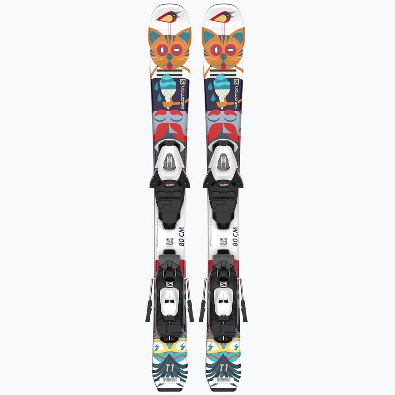 Children's downhill skis Salomon T1 XS + C5 colour L40891100 9
