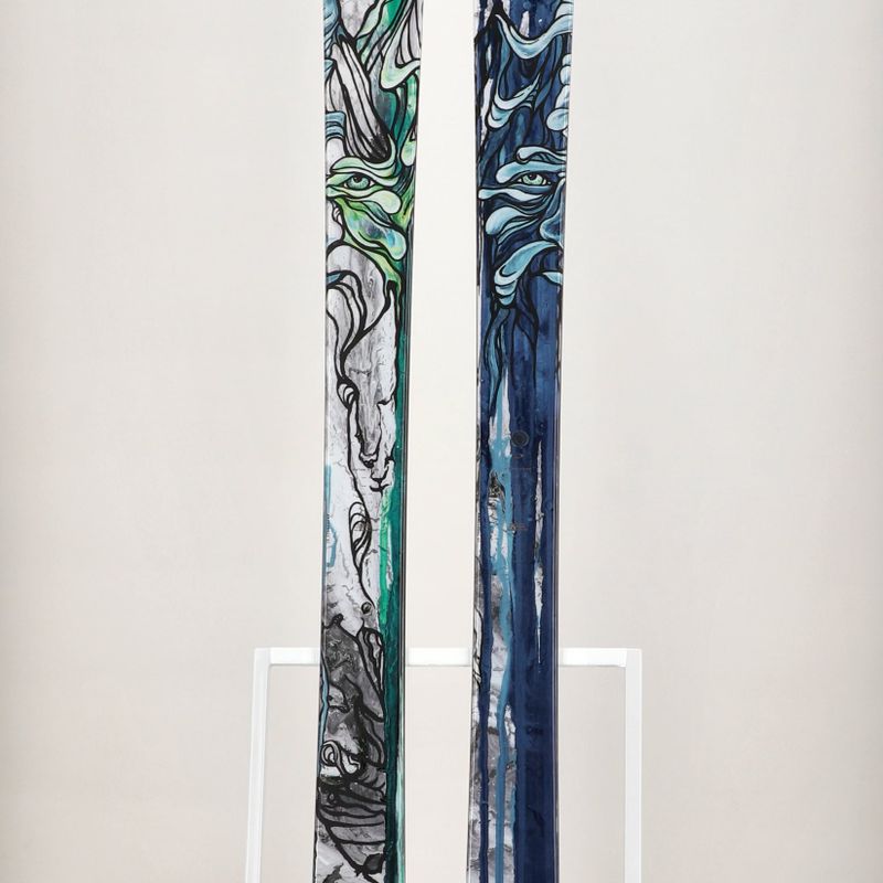 Men's Atomic Bent 100 blue/grey downhill ski 14