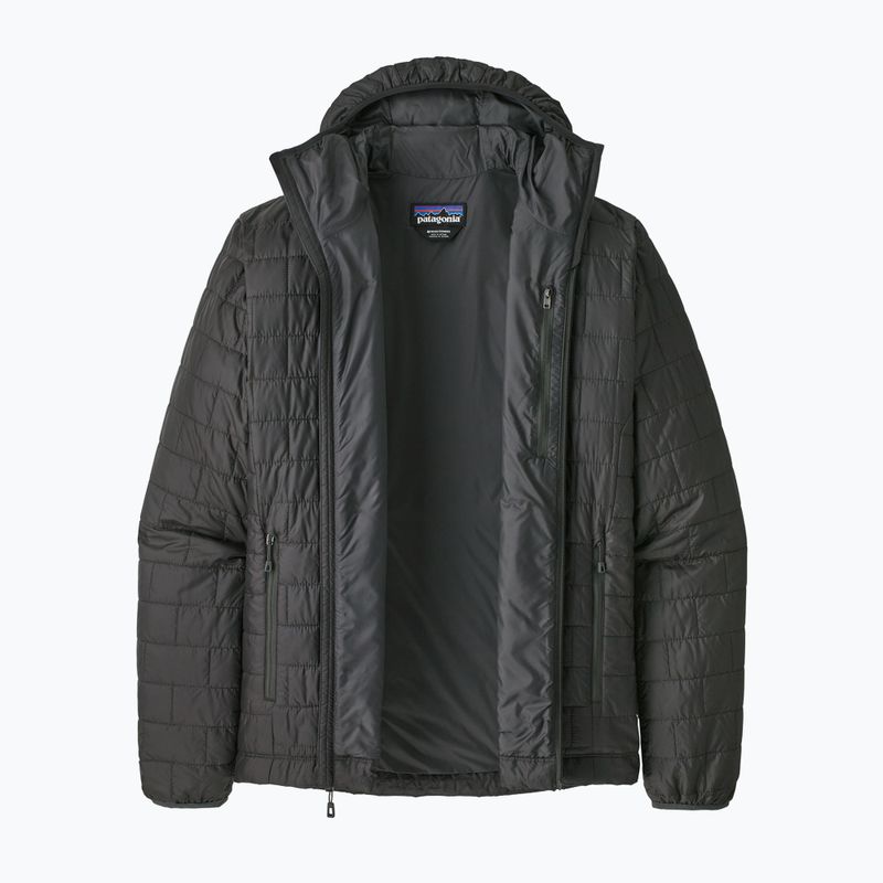 Men's insulated jacket Patagonia Nano Puff Hoody forge grey 9