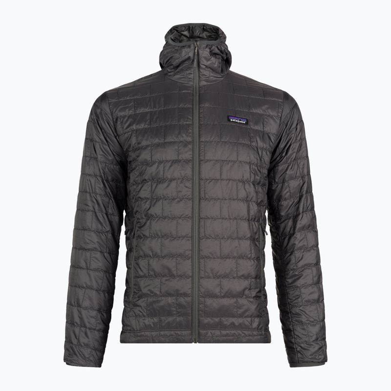 Men's insulated jacket Patagonia Nano Puff Hoody forge grey 4