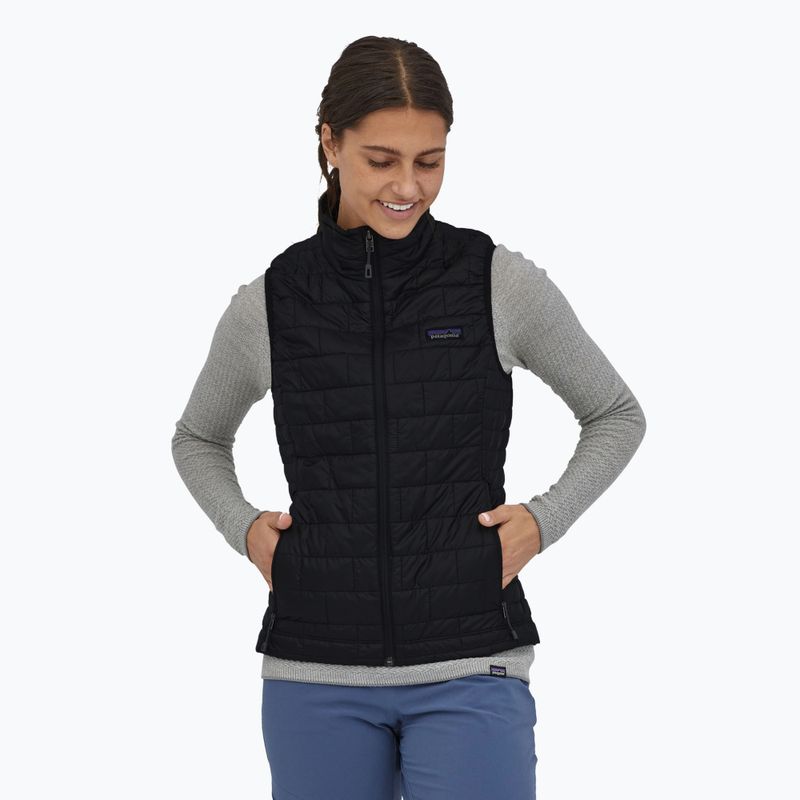 Patagonia women's sleeveless Nano Puff black