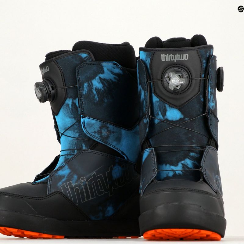 Men's ThirtyTwo Lashed Double Boa '23 tie dye snowboard boots 7