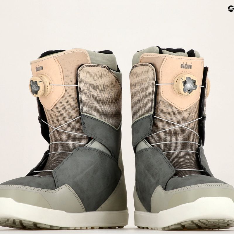 Men's snowboard boots ThirtyTwo Lashed Double Boa Bradshaw '23 grey/tan 7