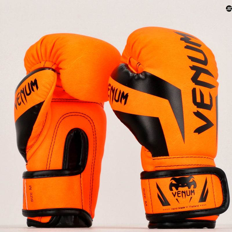 Venum Elite Boxing fluo orange children's boxing gloves 6