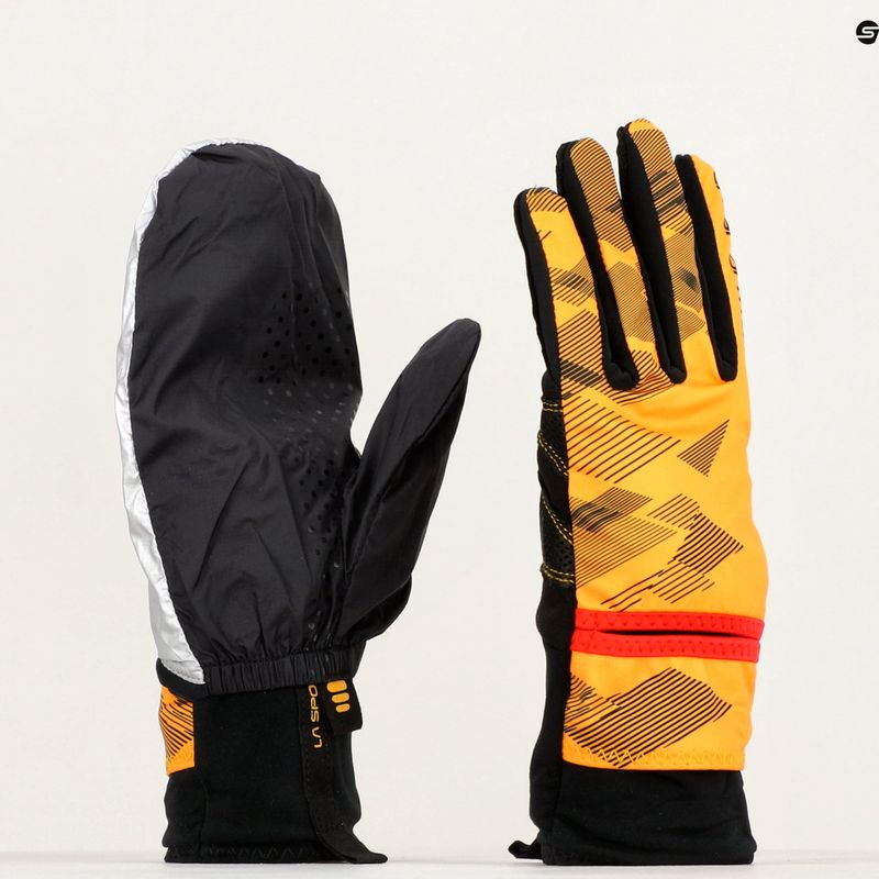 La Sportiva Session Tech yellow/black men's trekking gloves 11