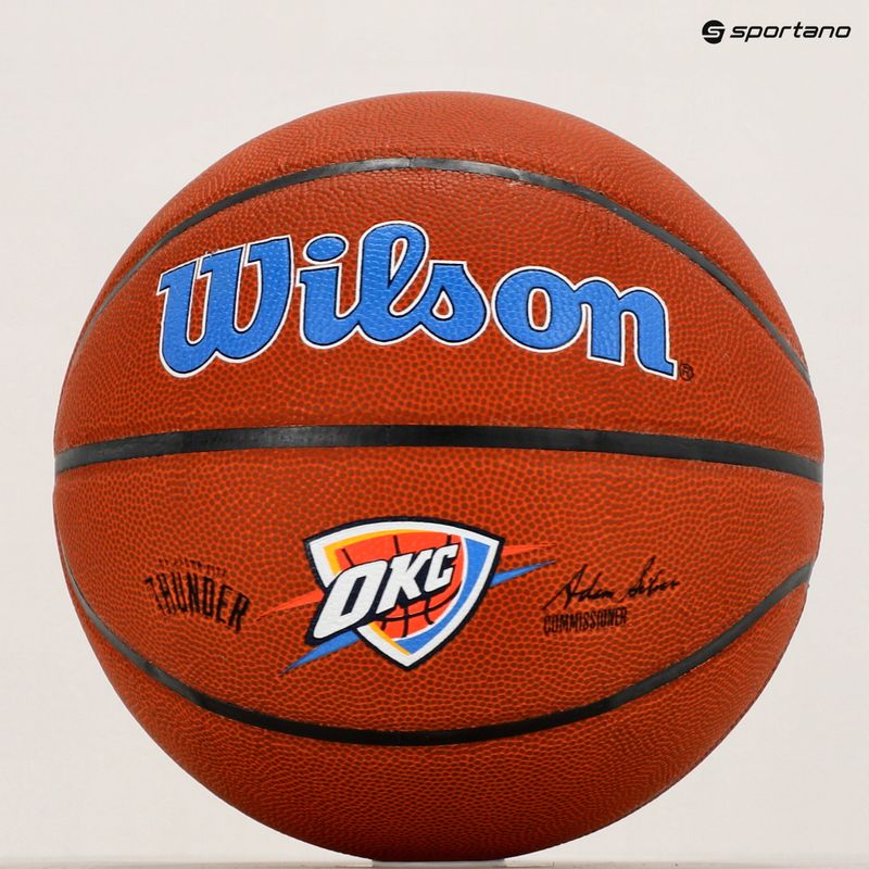 Wilson NBA Team Alliance Oklahoma City Thunder basketball WTB3100XBOKC size 7 6