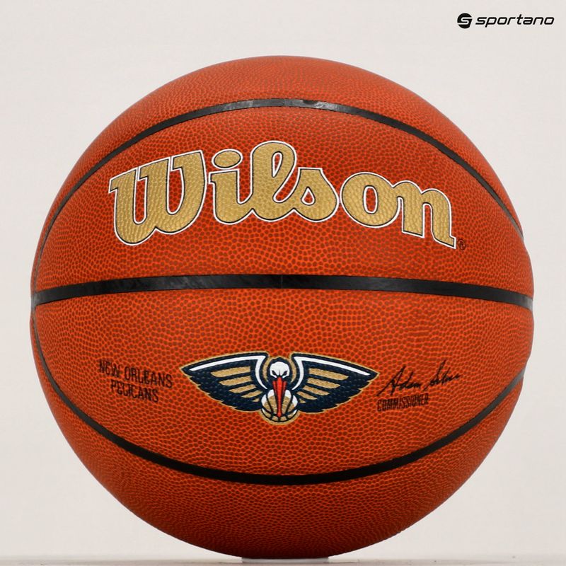 Wilson NBA Team Alliance New Orleans Pelicans basketball WTB3100XBBNO size 7 6